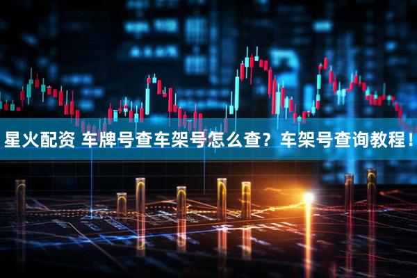 星火配资 车牌号查车架号怎么查？车架号查询教程！